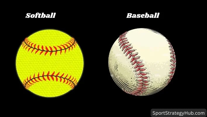 Color of Softballs vs Baseballs