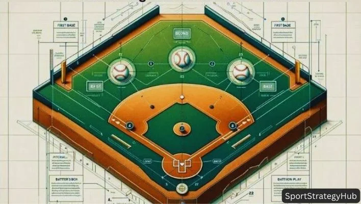 a graph that is presenting baseball diamond