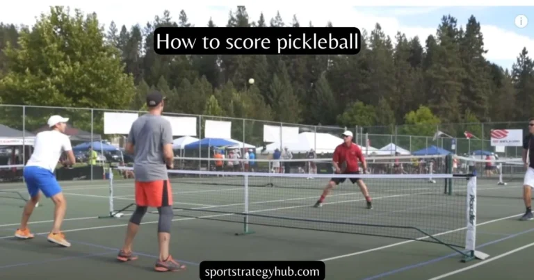 How to score pickleball
