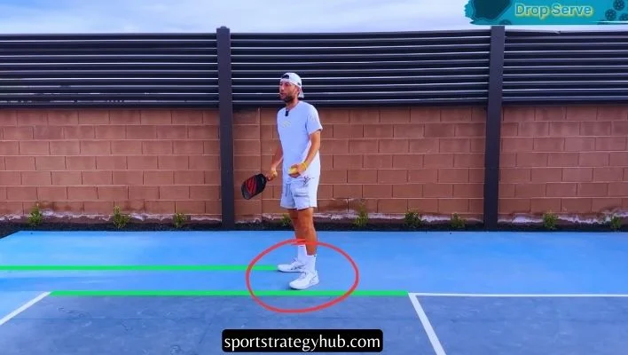 Where to Stand When Serving
(how to play pickleball)